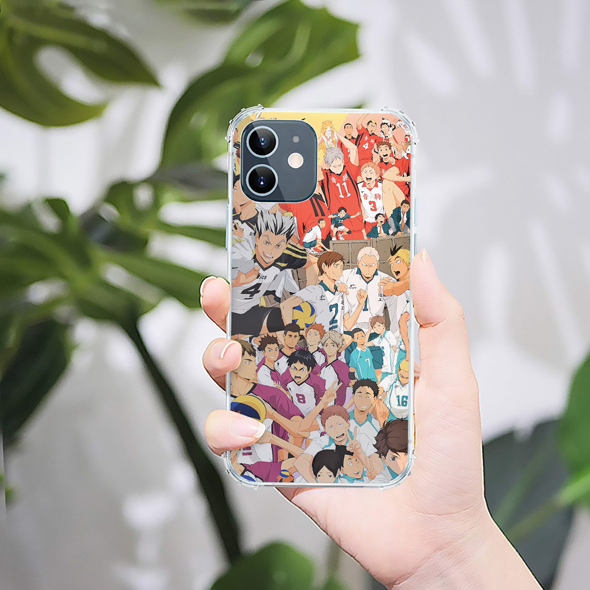 （画像用） ハイキュー!! Haikyu!! 【iPhone 12シリーズ対応】透明スマホケース（クリアソフトケース）